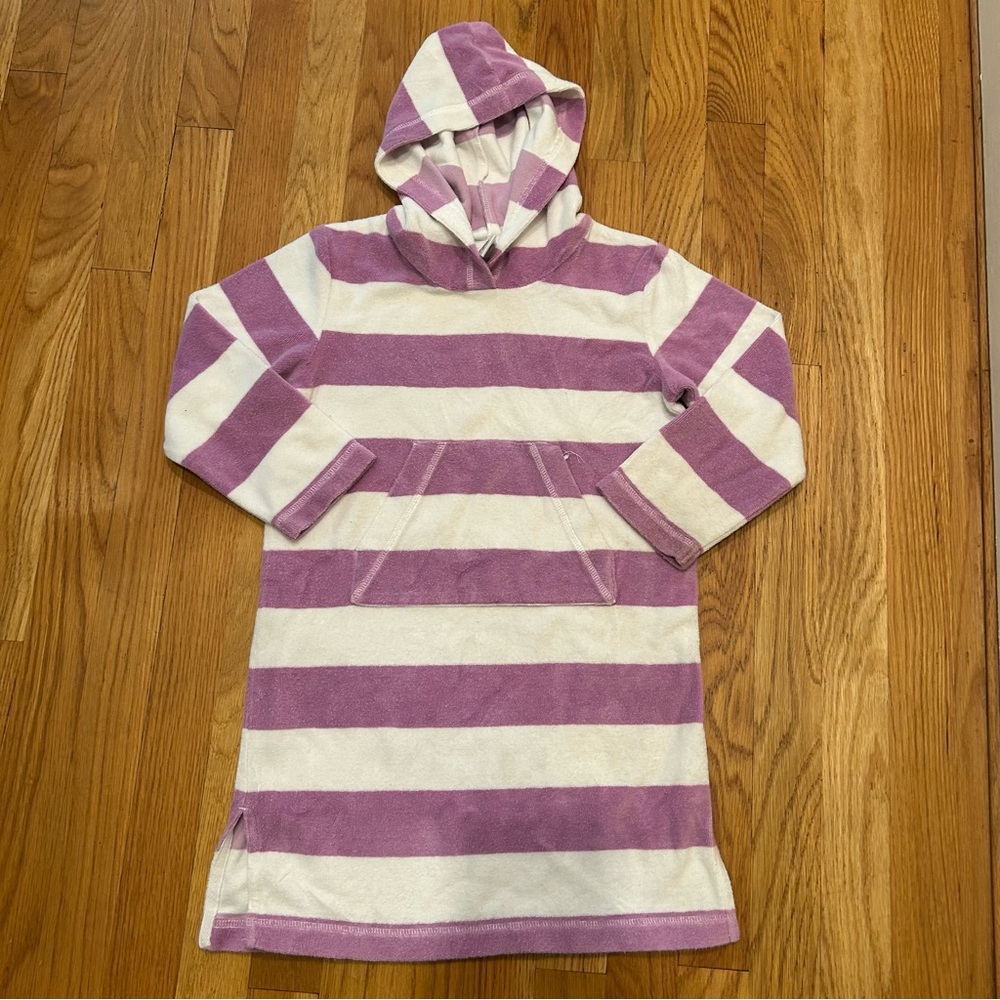 Mini Boden 5/6 Toweling Hoodie